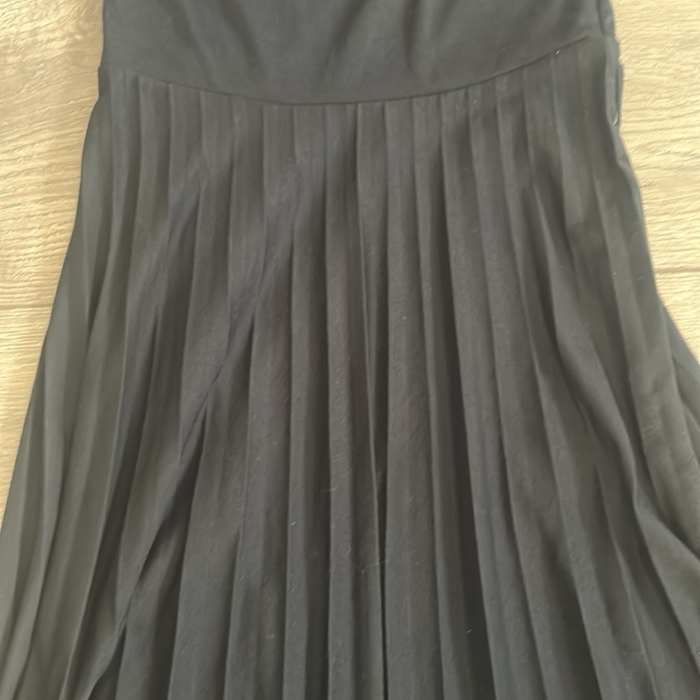 ASOS Black Maxi Dress Spaghetti Strap Size 2 - Picture 3 of 4